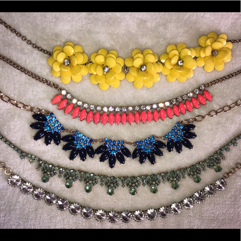 J. Crew statement necklaces